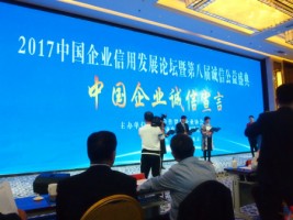 聚焦 | 天津同陽(yáng)科技應邀出席2017中國企業(yè)信用發(fā)展論壇暨第八屆誠信公益盛典