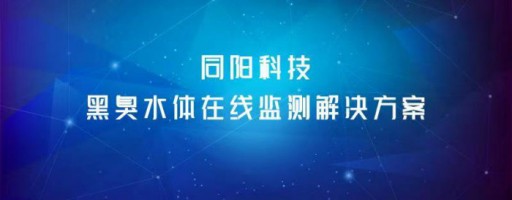 同陽(yáng)科技黑臭水體在線(xiàn)監測解決方案